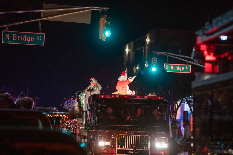 Somerville New Jersey Holiday Parade and First Responders Night in
