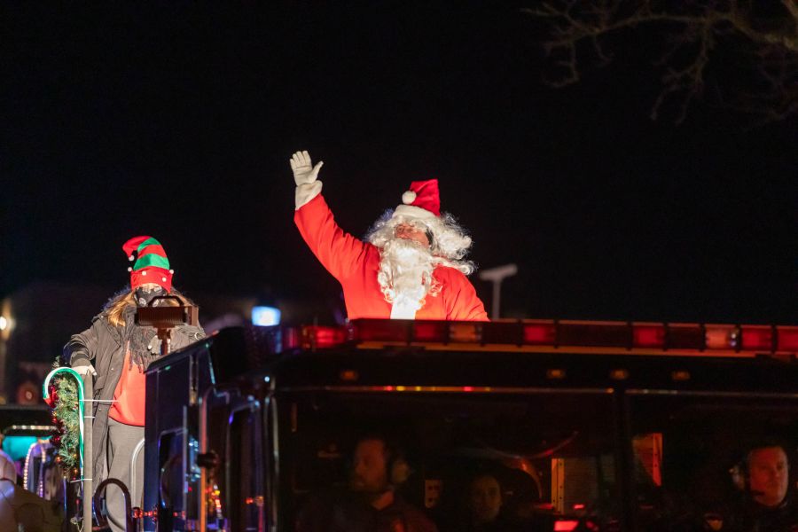 Somerville New Jersey Holiday Parade and First Responders Night in